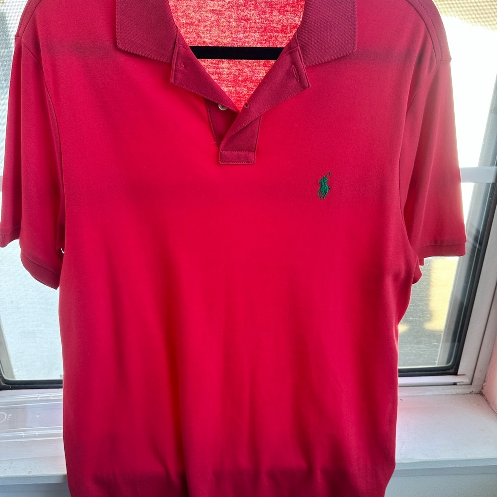 Ralph Lauren Deep Red Polo Shirt
